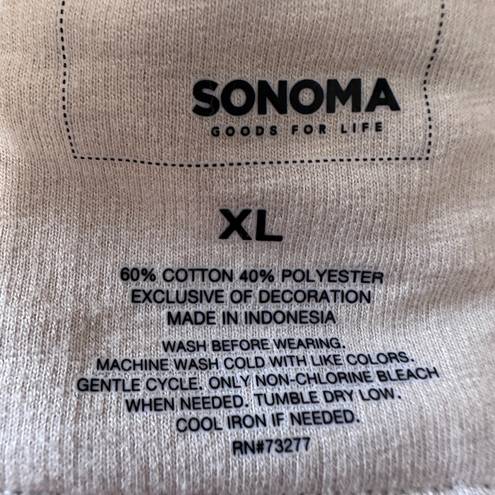 Sonoma  size XL tan camouflaged sweatshirt great condition