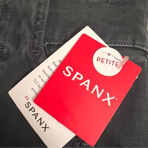 Spanx Stretch Twill Ankle Cargo Pant‎ Washed Black Size Small Petite NWT