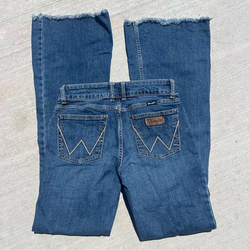 Wrangler  Mae flare leg medium wash jeans 3/4x36