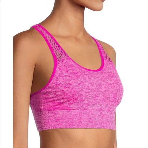 Avia  Womens Seamless Sports Bra Size Small 4-6 Minimum Support Pads Pink  New