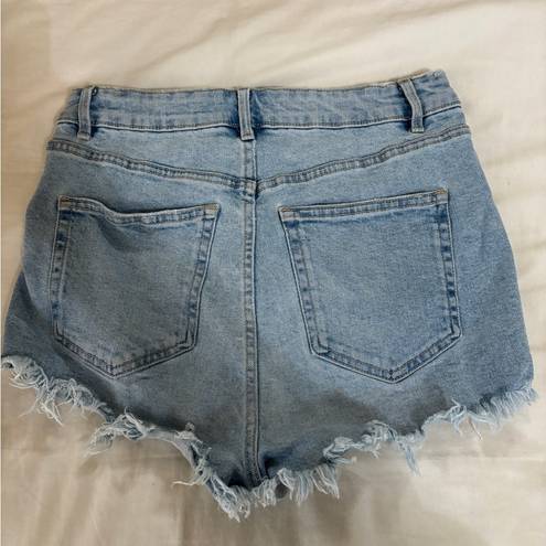 ZARA high waisted denim shorts