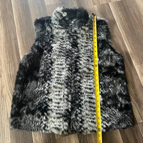 INC faux fur vest NWT size s/m