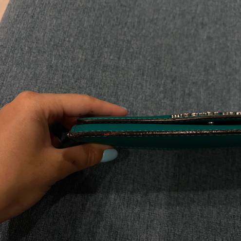 Michael Kors Turquoise Flat Wallet