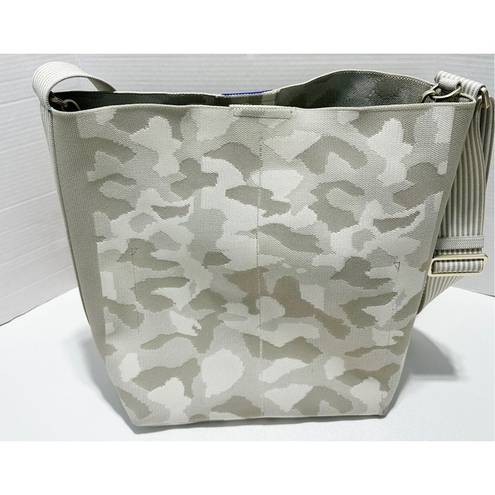 Rothy's Rothy’s The Bucket Bag Khaki Camo Retired Purse Crossbody Shoulder Bag Tote Tan