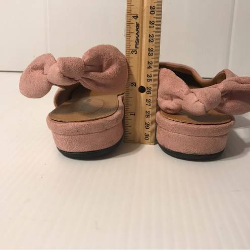 Comfort view sling back casual shoes faux suede pink women size 8