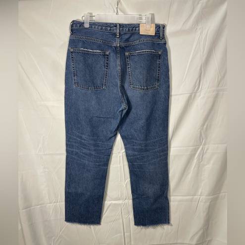 Everlane  The Cheeky Jean‎ High Rise Size 30 Crop Distressed Cotton