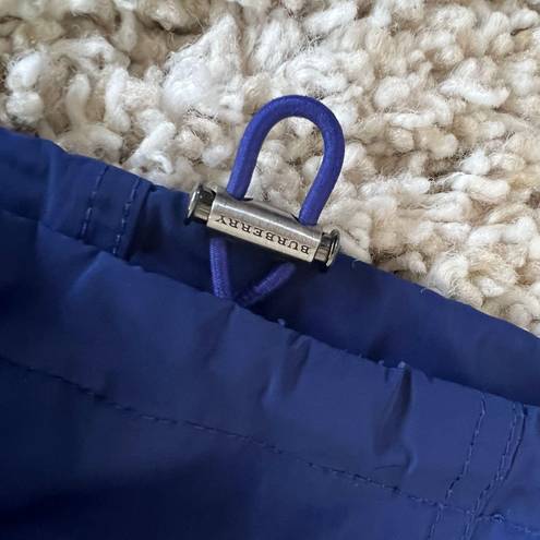 Burberry EUC  BRIT Royal Blue Belted Jacket