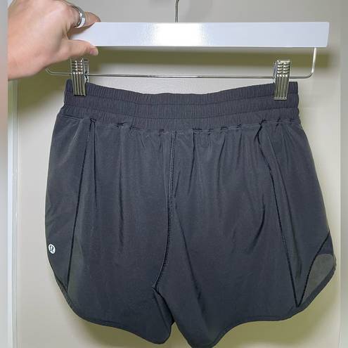 Lululemon Black Hotty Hot Low Rise 4” Short