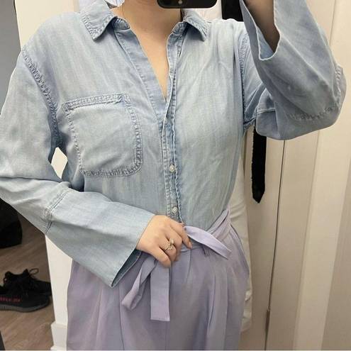 Chico's chico’s denim shirt size 1