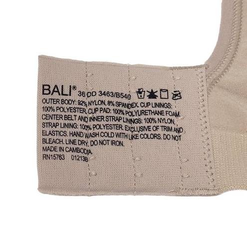 Revolution NWT Bali Comfort  Wireless Bra DF3463 Full COverage Beige 36DD / 36E