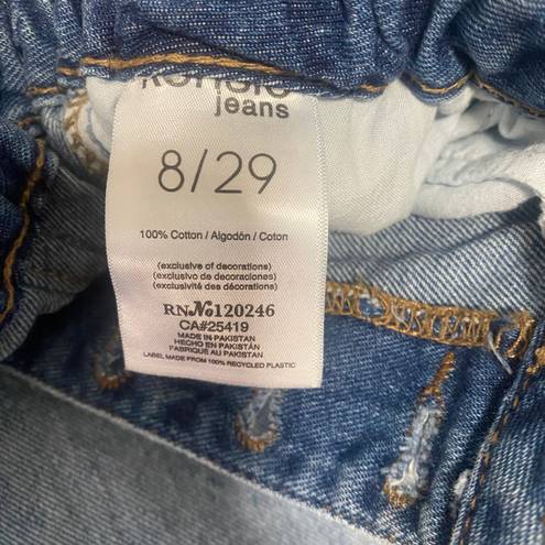 Kensie Jeans Vintage Luxe The High Rise Barrel Button Fly Jeans Size 8/29 NWOT