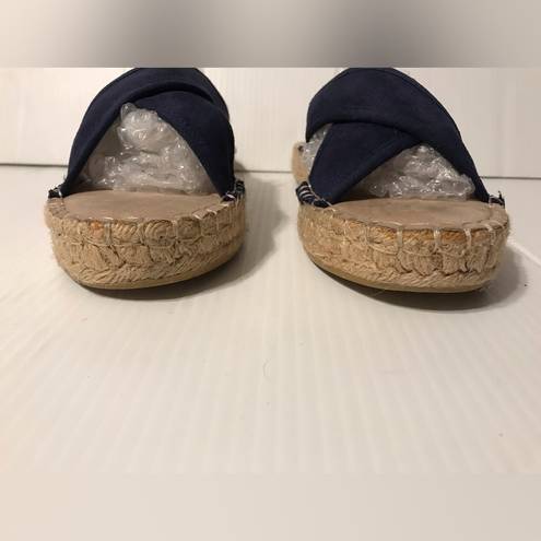 Seven Dials  espadrille slide on sandals size 9 1/2 M