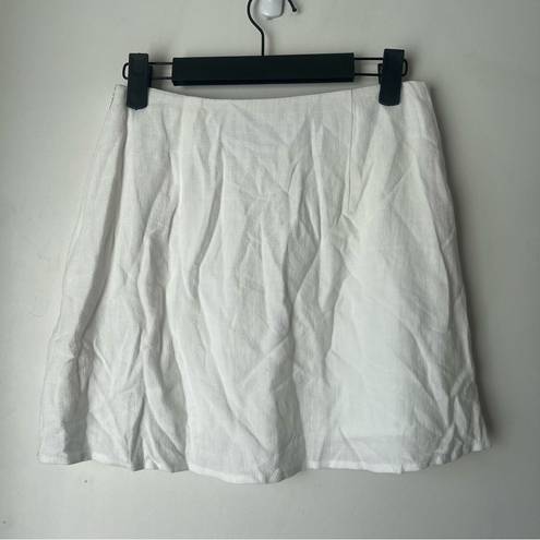 Princess Polly Selby White Mini Skirt 4