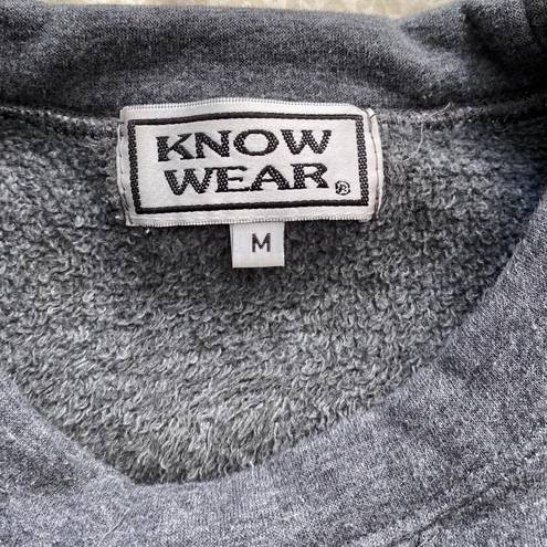 Know Wear Wsu Crewneck Gray Size M