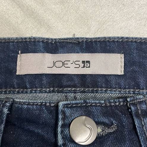 Joe’s Jeans Joes Womens Size 25 High Rise Flare Leg Jeans Denim Blue Dark Wash Pockets New