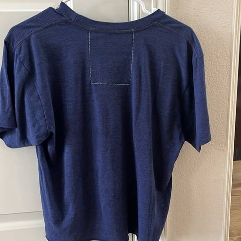 Aviator Nation  Cropped Bolt T SHIRT Size L