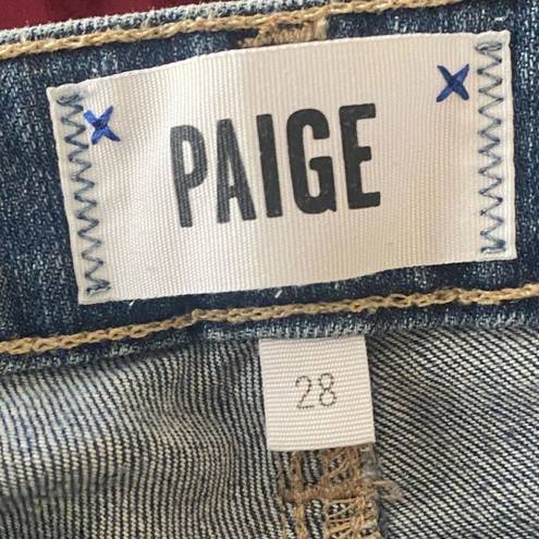 Paige  Verdugo Ankle Skinny Jeans. Size 28.