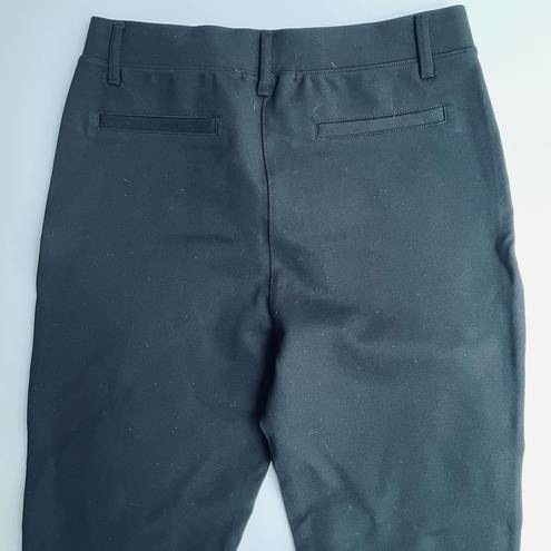 Quince Ultra Stretch Ponte Straight Leg Pant Black Size Small Petite NEW