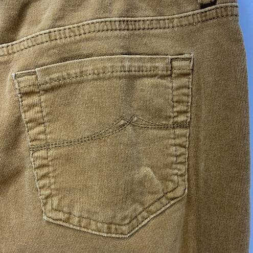 Ruff Hewn Skinny High Rise Corduroy Caramel Pants Size 14