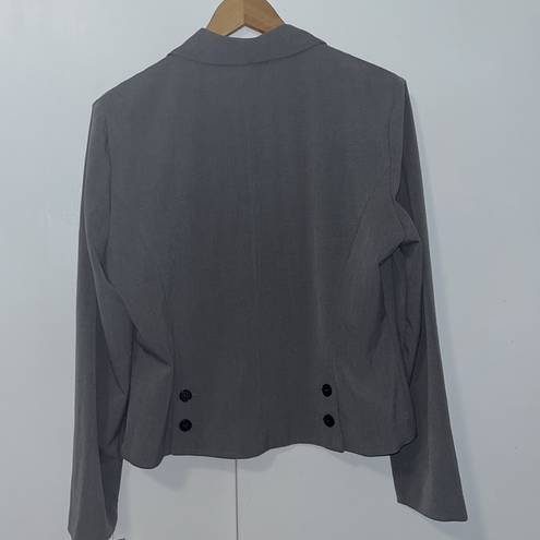 Danny & Nicole NWT  Easy Care Blazer Grey Gray Women’s 12 Business Casual Dressy