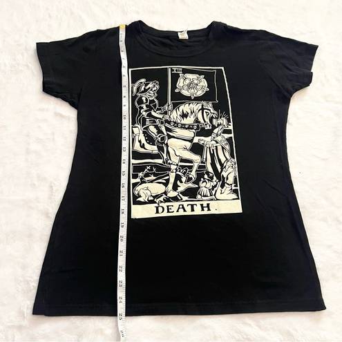 Tultex The Death Tarot Card Psychic Occult Metaphysical T-Shirt Size Large