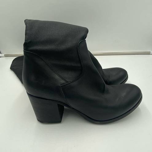 Barney’s New York Barneys New York Black Soft Leather Pull On Over The Knee Boots Size 40