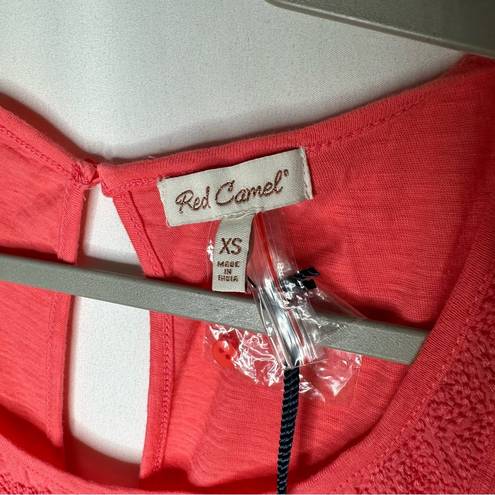 Red Camel  Cuban Carnival Embroidered Tank Top NWT in XS