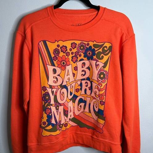 Life Clothing Co. Baby Your Magic Groovy Hippie Sweatshirt Crewneck