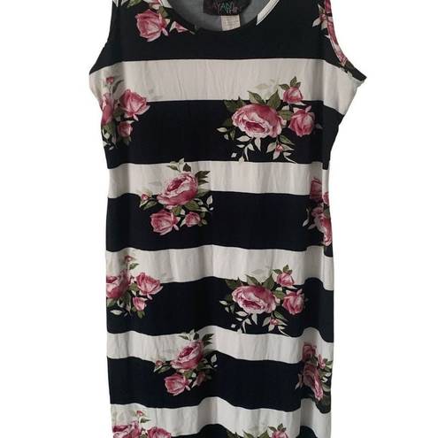 Say Anything Pre Owned Women’s  Sleeveless Floral Dress Cover Up Sz Lg