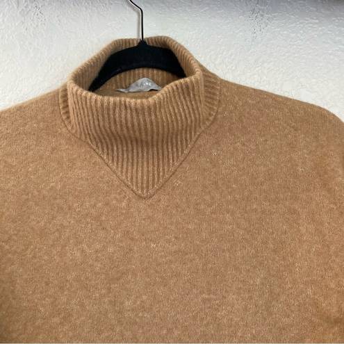 Everlane  The Cozy Stretch Pullover Wool Yak blend Camel Sweater size Small