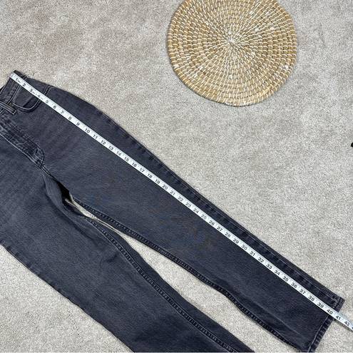 Abercrombie & Fitch  Curve Love Ultra High Rise 90s Straight Jean Black Size 23