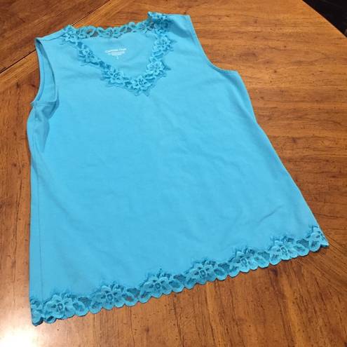 Coldwater Creek 🎊🎊🎊  Double Lace Tank Top