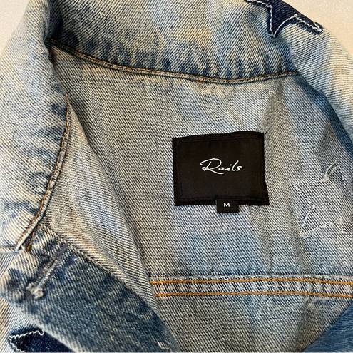 Rails  Knox Star Print Denim Jacket