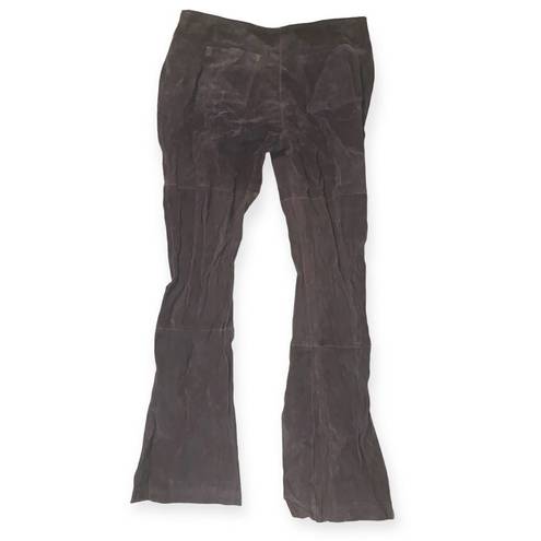 Dolls Kill Y2k Deadstock brown high rise suede pants