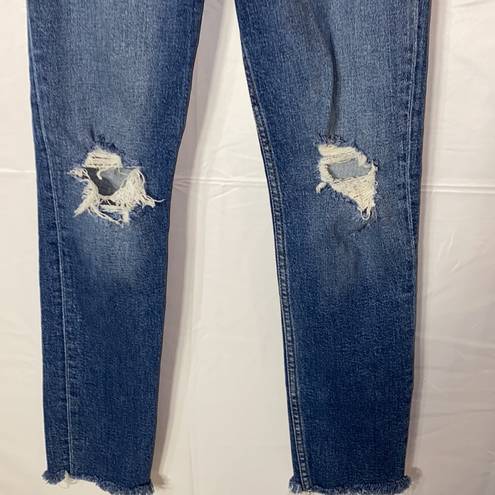 RE/DONE  Originals High Rise Ankle Crop Jeans Size 25