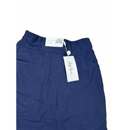 Lady Hagen Women's Perforated Golf Skort 16 Inch Navy Blue Sz. XS NWT