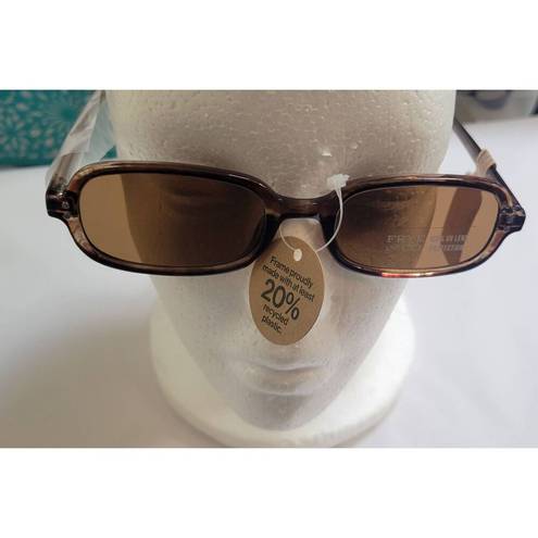 Frye NWT  and Co. Women's Brown Rectangle Sunglasses