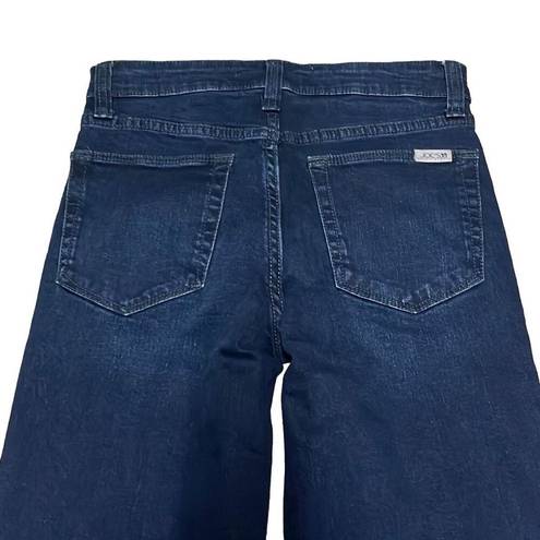 Joe’s Jeans Joes Womens Size 25 High Rise Flare Leg Jeans Denim Blue Dark Wash Pockets New