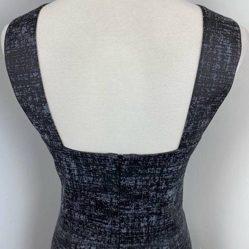 Hunter Bell  Gray Chastain Crossover Midi Pencil Dress Size 4