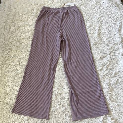 Free The Roses  Pants Rib Lounge wide leg  in purple size Medium