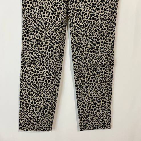 A New Day Women’s High Rise Skinny Ankle Pant Leopard Print Size 0 NWT