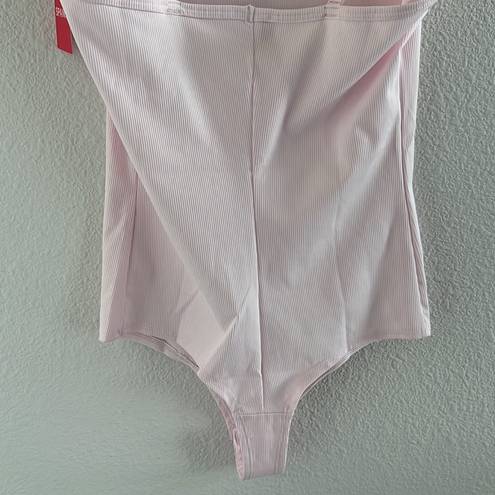 Spanx NWT  Ribbed Cami Bodysuit Ice Pink 20360R Small