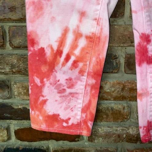 DKNY  Custom Tie Dye Capri Denim Jeans Women's Size 4