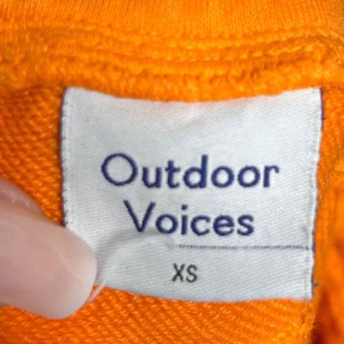 Outdoor Voices  Nimbus Sweatpants Classic Cotton Heavyweight Orange Womens Sz XS