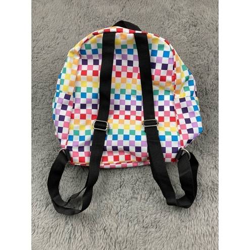 Vans  checkered rainbow mini back pack