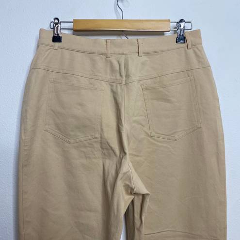 St. John Sport Tan Wide Leg Pants