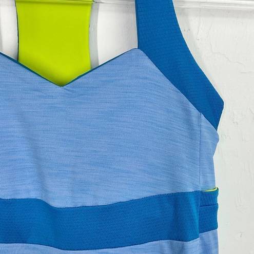 Azure Moxie Cycling  Blue Sweetheart Tank Top Medium NWT