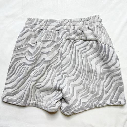 Sweaty Betty  Organic Cotton Animal Print Athletic Shorts French Terry