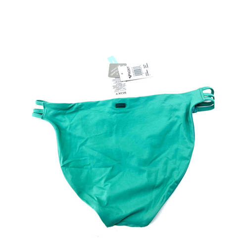 Roxy  Junior Women's Green Beach Classics Bikini Swim Bottoms Size S NWT