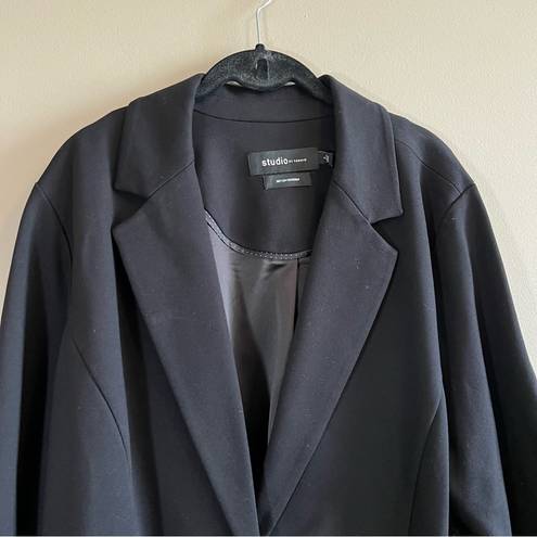 Torrid  Studio Soho Ponte Black Blazer 3X NWat